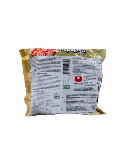 Fideos Chapangeti-Chapagetti de la marca coreana Nongshim en su formato individual de 140g