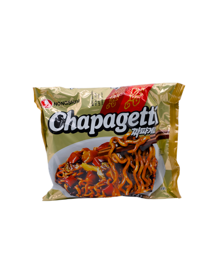 Fideos Chapangeti-Chapagetti de la marca coreana Nongshim en su formato individual de 140g