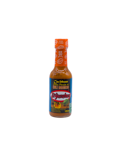 Habanero 2-Salsa de Chile Habanero "Caribbean" - El Yucateco (120 ml)