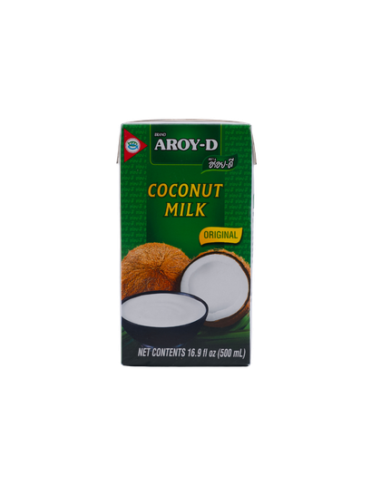 Leche de Coco Brick Medio Litro-Leche de Coco Original - Aroy-D