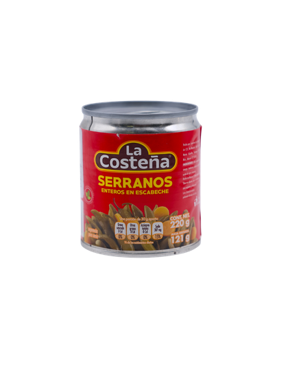 Serranos-Chiles Serranos Enteros en Escabeche