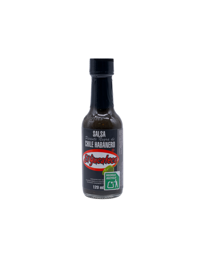Habanero 3-Salsa Picante Negra de Chile Habanero - El Yucateco (120 ml)